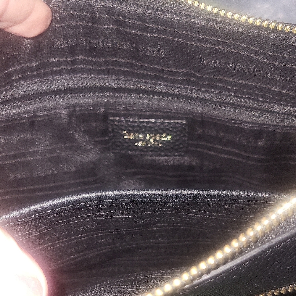 Kate Spade Black Pebbled Leather Crossbody Bag - Picture 3 of 8